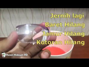 Penghilang baret dan goresan lensa kacamata