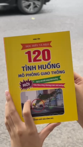 Sách - 120 Bài Tập Tình Huống Giao Thông Mô Phỏng (sách in màu)
