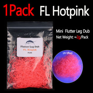 Bimoo Mini Flutter Legs Dub Fly Tying Material Soft Silicone Rubber Legs For Tying Nymphs Stonefly Wet Flies Trout Fishing Lures