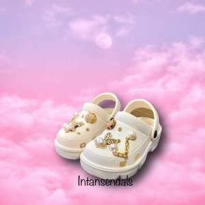 Sandal Anak Perempuan Terbaru LABUBU mutiara Rantai Fashion Kekinian