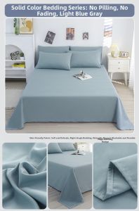 KAMONI | Summer Suitable Thickened Not Fully Cotton Bed Sheet Set