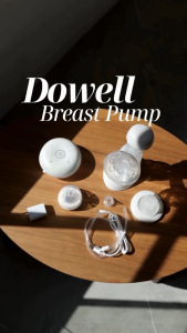 Dowell Baby Rechargeable Electric Breast Pump | 2-in-1 BPA-Free Bottle | Quiet Portable & USB Type-C Charging | BPD-140R