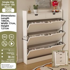XUNHUAI | Sliding Door Shoe Cabinet Large Capacity