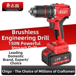 Chigo | Cordless Household & Industrial Multi-Function Lithium-Ion Drill 13mm