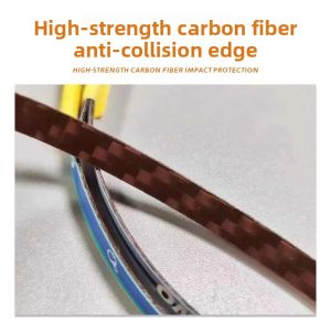 Carbon Fiber Table Tennis Racket Edge Protector Anti-Collision Protective Strip Self-Adhesive Sticky Tape Ping Pong Racket