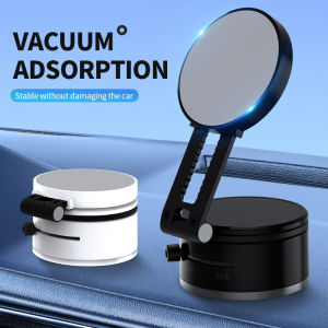EKLEVA Vacuum Adsorption Magnetic Suction Cup Phone Mount Double Sided Hands-Free Magnetic Cell Phone Holder For Car/Gym/Mirror/Smoot