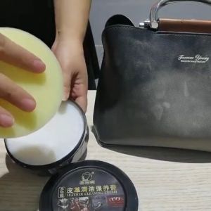 Leather Cleaner for Handbag Leather Polish for Sofa Shoes Car Seat Handbag Polish Wax with 1 free sponge Leather Bag Care Cream polish untuk kulit
