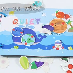 Educational Toys for Toddlers Toys for 3 years old Quiet Book Montessori Busy Book DIY Activity Story Book for Kids Educational Play Book