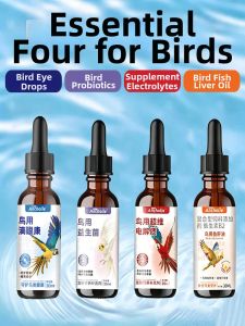 Digestive Aid Probiotic Electrolyte Fish Oil for Birds