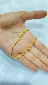Gelang Tambang Tangan Wanita Aksesoris Lapis Emas Fashion