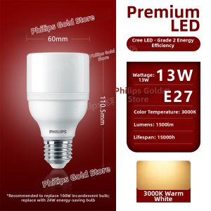 Philips | Energy-saving Bright Market Lighting LED Bulb E27 Base