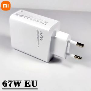 Xiaomi 67W EU Nhanh Chóng Sạc Và 6A loại USB C Cáp sạc Bộ Bộ Sạc gắn tường Với Duy Nhất USB-A Cổng Bộ chuyển đổi điện khối sạc Cho K40 K30 Poco X3 Mi 12 11 cực kỳ chuyên nghiệp Redmi Note 11 Pro