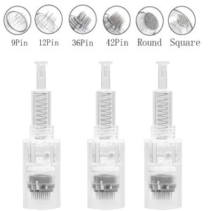 10pcs 12pin/36pin Microneedling DermaPen Needles Screw Cartridge Replacement Heads Microneedling Tattoo Needles Nano MicrNeedle