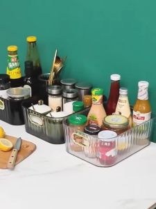 KOTAK PENYIMPANAN SERBAGUNA / KOTAK RAK KOSMETIK / ORGANIZER BOX TRANSPARAN / BOX AKSESORIS / KOTAK TEMPAT SKINCARE / KOTAK BUMBU DAPUR / TEMPAT SABUN SHAMPOO / STORAGE BOX ACRYLIC - PAMELA-STORAGEBOX