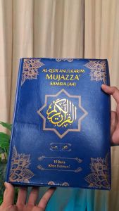 MURAH! Al Quran Per Juz A4 (30x21cm) Non Terjemah Mujazza Samsia Cover Kalep-Nur Alam Semesta Al Quran Per Jus Ukuran Besar Alquran 30 Juz Lengkap Non Terjemah Al Quran Samsia Ukuran A4 Besar Murah Al Quran 30 Juz Terpisah