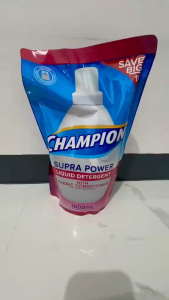Champion Supra Power Liquid Detergent Top Load High Foam with Fabric Conditioner