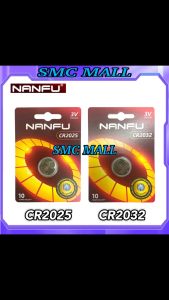 NANFU CR2025 CR2032 3.0 Volt Long Lasting Lithium Coin Cell Batteries Button Cell Battery 10Years Validity