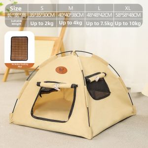 MAOGUANJIA | Four Seasons Pet Tent Half-Enclosed Washable For Small Dogs