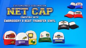 Easyprint 10pcs Quaff Promo Bundle Sublimation Net Cap Trucker Plain Baseball