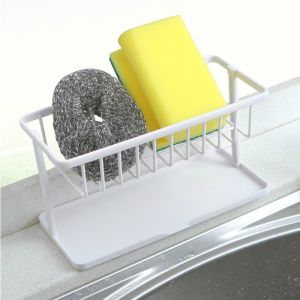 Sink Drainage Rack Sponge Storage Shelf Sink Storage Supplies Multifunctional Storage Rack