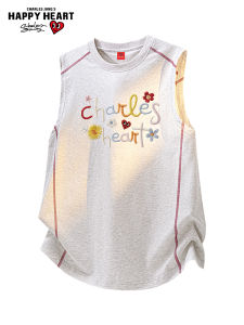 CHARLES JANGS HAPPY HEART | Cotton Printed Vest