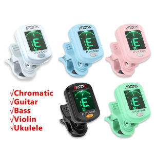AROMA (AT-01A) Acoustic Guitar / Gitar Akustik Tuner Digital for Acoustic / Electric / Bass / Violin / Ukulele Tuner