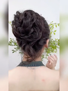 LOYO Messy Curly Meatball Hair Bun Wig Elastic Band Scrunchies Ponytail Updo Hair Extensions