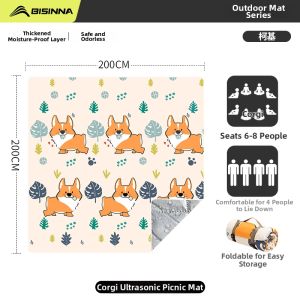 BSWOLF | Foldable Extra Large Outdoor Mat for Camping Picnic and Beach