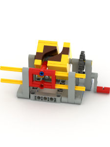 Domestic Mini Engineer Robot Building Blocks Gear Mechanism Assembly Slot Cam Mechanism Educational Toy Set for Teens