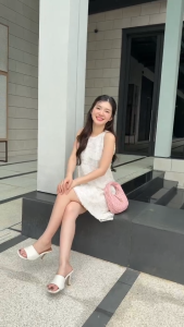 (Pre-Order พร้อมส่ง 15/01)NOOZZSHOP 4911567 มินิเดรสแขนกุด ชุดไปงาน ใส่ไปงานแต่ง