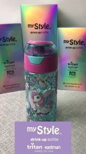 MY Style TM 1157 Junior Mist Spray & Drink TRITAN Bottle 450ml for Girls - Botol Minum Teguk dan Spray Anak Perempuan