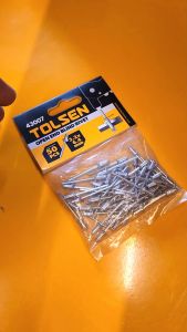 Tolsen 50pcs Aluminium Open End Blind Rivet (Ø2.4 | 3.2 | 4 | 4.8mm)