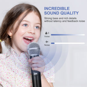 SM58 Rechargeable Karaoke Wireless Microphone UHF Recording Karaoke Mic With Receiver Work 5 Hours For Speakerfor Karaoke Singing Wedding DJ Party Speech Church Class Use 200ft