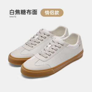 Rockfish Retro German Training Shoes Womens Casual Canvas Shoes Sporty Flat Heel Water Resistant round Toe Cross Laced