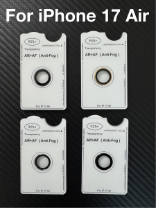 For iPhone 17 Air Original AR AF Anti-Fog Color Rear Camera Tempered Glass Protective Film Black Silver Grey Golden