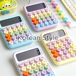 UMI 12 Digits Candy Style Calculator Large Display Mechanical Round Button Kalkulator Student Office Fashion Stationery 计算机