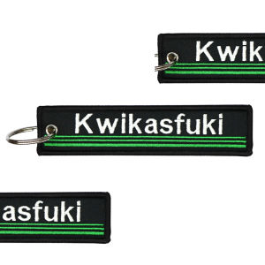 [Kwikasfuki] Logo Key Chain For Motocycle Key Ring Cars Keychain Gifts Double Sided Embroidery Fashion Keychain Auto Parts
