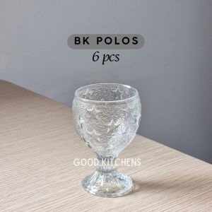 G232 [6 PCS] GELAS SLOKI BINTANG KACA GELAS KAKI GELAS SOUVENIR GELAS KOPI GELAS MINUM GELAS AESTHETIC ALA KOREA