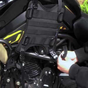 Motorcycle Tank Side Hanging System Motor Fuel Tank Side Bag Base Motor Vest With MOLLE System Front Bag Mounting Base