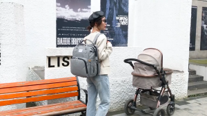 High Quality Mom Bag Folding Baby Bag Travel Large Backpack Diaper Bags Changing Table Pads for Mainland China Customers