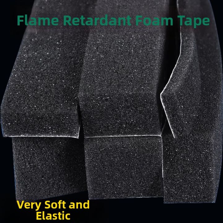 Single-Sided Black Soft Flame-Retardant Sponge Tape High-Temperature ...