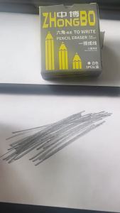 1Pack 3Pcs Hexagonal Eraser Pencil Rubber Kids Students Erase Tools Stationery error correction 六角橡皮擦