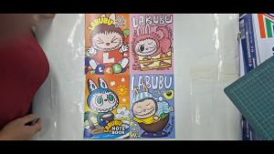 Labubu A5 Cute Cartoon Notebook / Note Book / Buku Nota A5 / Student Classroom Notebook / Line Book