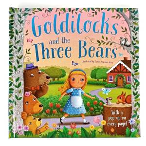 Goldilocks And The Three Bears with a Pop Up on every page!