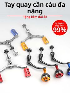 TEBEN | Tay Cầm Gấp Thay Thế Đa Năng Cho Cái Cuộn Cá Kim Loại