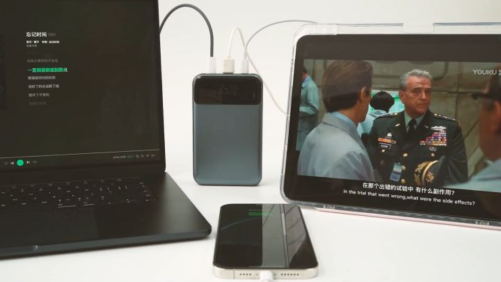 AIRDROPTECH 130W 20000 / 30000 mAh Laptop Power Bank PD 100W Fast Charging Portable Charger Powerbank for Dell Lenovo HP MacBook Air Samsung S23 iPhone 15 14 13 Pro Max for Pixel iPad Xiaomi Huawei Mobile Phones GAN Power Adapter