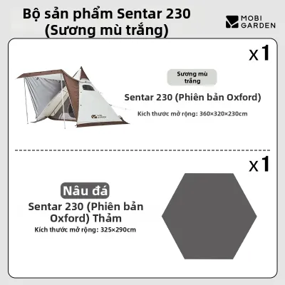 Mobi Garden | Lều Cắm Trại Ngoài Trời Dạng Kim Tự Tháp