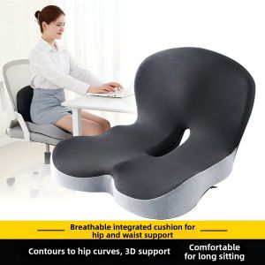 All Season Ergonomic Office Seat and Back Support Memory Foam Cushion