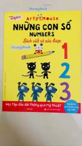 Sách - Arty Mouse Những con số (sách viết và xóa được)