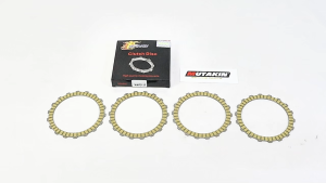 MUTAKIN Motorcycles 4PCS Clutch Lining Set For Honda Xrm125 Wave125